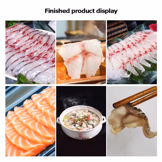 Frozen Fish Slicing Machine Fish Slicing Machine for Fish and Chipsfish Slicing Half Machine Fish Jerky Slicing Machine Fish Portion Cutter Machine