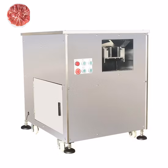 Gefrorene Fischschneidemaschine, Fischschneidemaschine für Fisch und Chips, halbierte Maschine, Fisch-Jerky-Schneidemaschine, Fischportionsschneidemaschine